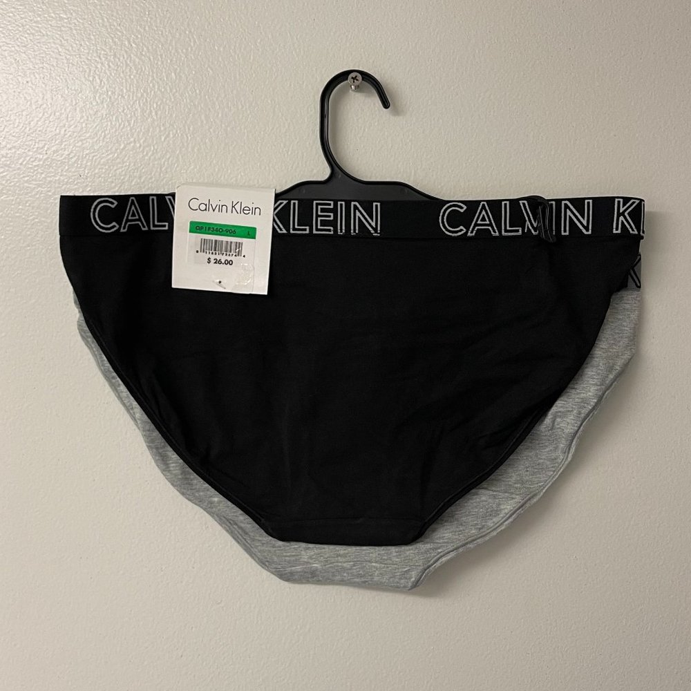 NWT! Calvin Klein Underwear Cotton Bikini 2Pk L - Picture 5 of 5